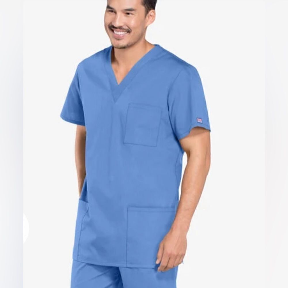 Unisex V-Neck Top #4876 Ciew Blue
Cherokee Workwear